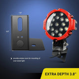 Nilight A-Pillar Windshield Hinge Mounts For 2007 2008 2009 2010 2011 2012 2013 2014 2015 2016 2017 Jeep Wrangler JK, view 4