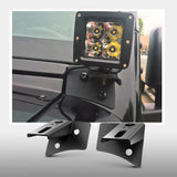 Nilight A-Pillar Windshield Hinge Mounts For 2007 2008 2009 2010 2011 2012 2013 2014 2015 2016 2017 Jeep Wrangler JK, view 5