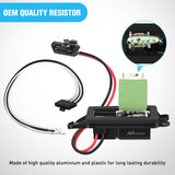 Nilight AC Blower Motor Resistor Kit with Harness Fit for Cadillac Escalade, Chevy Avalanche Silverado Suburban Tahoe, GMC Sierra Yukon 2003-2006 Replaces 89019088, 973-405, 15-81086, 22807123, view 2