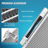 Nilight AC Condenser Compatible with Honda Accord L4 2.4L V6 3.5L 2013 2014 2015 2016 2017 Air Conditioning A/C Condenser with Receiver Drier Replace# 4165, 940466, HO3030159, CN4165PFC, 80110-T2F-A01, view 5