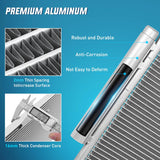 Nilight AC Condenser Compatible with Honda CR-V EX EX-L LX 2007-2011 Honda CR-V SE 2011 Air Conditioning A/C Condenser with Receiver Drier Replace# 3599, 7013599, HO3030150, ACA84490, 80110-SWA-A01, view 5