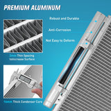 Nilight AC Condenser Compatible with Hyundai Elantra L4 1.8L 2011 2012 2013, Kia Forte Koup L4 2.0L Coupe 2013 Air Conditioning A/C Condenser with Receiver Drier Replace# 3967, HY3030146, 976063X000, view 5
