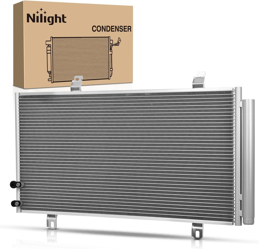 Nilight AC Condenser Compatible with Toyota Camry 2007-2011 Avalon 2005-2012 Venza 2009-2016, Lexus ES350 2007-2012 Air Conditioning A/C Condenser w Receiver Drier Replace#3396, 8846007060, 8846006210