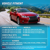Nilight AC Condenser Compatible with Toyota Camry 2007-2011 Avalon 2005-2012 Venza 2009-2016, Lexus ES350 2007-2012 Air Conditioning A/C Condenser w Receiver Drier Replace#3396, 8846007060, 8846006210, view 2