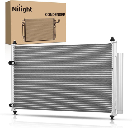 Nilight AC Condenser Compatible with Toyota Corolla 2009-2019 Pontiac Vibe 2009-2010 Scion xB 2008-2015 Air Conditioning A/C Condenser with Receiver Drier Replace# 3686, 7013686, SC3030105, 8845002330