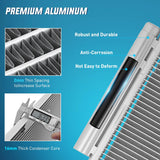 Nilight AC Condenser Compatible with Toyota Corolla 2009-2019 Pontiac Vibe 2009-2010 Scion xB 2008-2015 Air Conditioning A/C Condenser with Receiver Drier Replace# 3686, 7013686, SC3030105, 8845002330, view 5