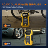 Nilight AC/DC Tire Inflator Portable Air Compressor Dual Power Supply 110V AC 12V DC 150PSI Fast Inflation Heavy Duty with LED Light Pressure Gauge Auto Shutoff Pump for Car Motorcycle Bicycle Ball, view 3