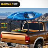 Nilight Adjustable 27-30 Inch High Truck Ladder Bed Rack Compatible with Tacoma/Tundra/Ram 1500/ Silverado/Sierra 1500/ F150/ Gladiator JT/Titan/Frontier/Colorado/Canyon/Ranger with 2 LED Lights, view 3