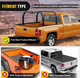 Nilight Adjustable 27-30 Inch High Truck Ladder Bed Rack Compatible with Tacoma/Tundra/Ram 1500/ Silverado/Sierra 1500/ F150/ Gladiator JT/Titan/Frontier/Colorado/Canyon/Ranger with 2 LED Lights, view 5