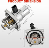 Nilight Aluminium Thermostat Housing Assembly Compatible with Chevy Aveo 09-14 Cruze 10-20 Sonic 12-15 Pontiac G3 09-10 Engine Coolant Thermostat Housing for Car 96984104 55564891 55578419 55597008, view 4