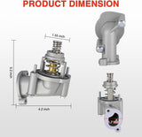 Nilight Aluminium Thermostat Housing Assembly Fit for Cadillac ATS CT6 CTS 2016-2019 CT5 20-23 Chevy Camaro Colorado 16-22 GMC Canyon 17-22 Engine Coolant Thermostat Housing for Car 15-81889 12678784, view 4