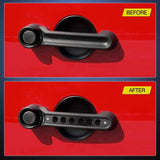 Nilight Aluminum Door Grab Handle Inserts For 2007-2017 Jeep Wrangler JK JKU, view 2
