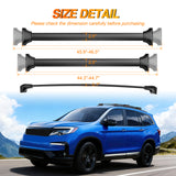 Nilight Aluminum Roof Rack Cross Bars Fit for Honda Pilot 2016 2017 2018 2019 2020 2021 2022 LX EX EX-L with Flush Rails Fixed Point, view 3