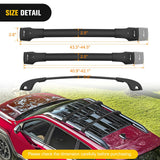 Nilight Aluminum Roof Rack Cross Bars Fit for Jeep Cherokee 2014 2015 2016 2017 2018 2019 2020 2021 2022 2023, view 3