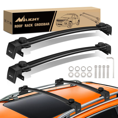 Nilight Aluminum Roof Rack Cross Bars Fit for Jeep Compass MP 2017 2018 2019 2020 2021