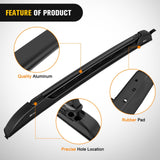 Nilight Aluminum Roof Rack Cross Bars Fit for Toyota Tacoma Double Cab 2005 2006 2007 2008 2009 2010 2011 2012 2013 2014 2015 2016 2017 2018 2019 2020 2021 2022 2023, view 2