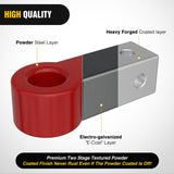 Nilight Aluminum Soft Shackle Hitch for 2 Inch Receiver 35274 Lbs Break Strength with Lock Pin 1.35 in Oversize Smooth Hole for Large Soft Shackles Off-Road Towing Accessory for Trucks SUV (Red), view 3