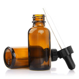 Nilight Amber Glass Bottles for Essential Oils with Glass Eye Dropper 30 ml (1oz) for Essential Oils, Chemistry Lab Chemicals, Colognes & Perfumes (12 Pack), view 4