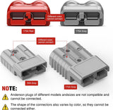 Nilight Anderson Connector 175AMP 4AWG Anderson Plug 12V-36V Battery Quick Connect/Disconnect Wire Harness Plugs Connectors Kit for 4 Gauge Cables Car Marine ATV Trailer Towing Winch Motor 2 Pack Grey, view 5