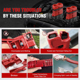 Nilight Anderson Connector 175AMP 4AWG Anderson Plug 12V-36V Battery Quick Connect/Disconnect Wire Harness Plugs Connectors Kit for 4 Gauge Cables Car Marine ATV Trailer Towing Winch Motor, 2 Pack Red, view 6