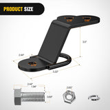 Nilight ATV/UTV Three-Way Hitch 3500lbs Three-Way Lawn Mover Adapter 3 Inch Drop/Rise, Heavy Duty Universal ATV Hitch Attachments, Trailer Hitch Adapter, view 2