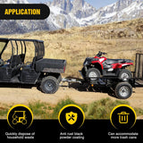 Nilight ATV/UTV Three-Way Hitch 3500lbs Three-Way Lawn Mover Adapter 3 Inch Drop/Rise, Heavy Duty Universal ATV Hitch Attachments, Trailer Hitch Adapter, view 6