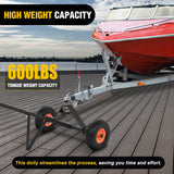 Nilight Boat Trailer Dolly Solid Steel Heavy Duty 600 Pound Capacity with 10Inch Polyurethane Tires 1-7/8Inch Hitch Ball, view 6