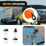 Nilight Boat Trailer Winch Strap 2 x 20Inch With Steel Hook 500 LBS Break Strength Winch Strap For Pontoon, Jet Ski, Fishing Boat, view 6