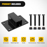 Nilight Bolt on Tractor Bucket 2 inch Receiver 5/8inch Hitch Pin Hole Class 3 Trailer Hitch, view 3