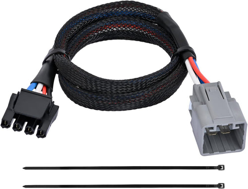 Nilight Brake Controller Wiring Harness Adapter for Ram 1500 2500 3500 Dodge Pickup 2010 2011 2012 Factory Towing Package Required Towing Hitch Trailer RV