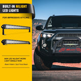 Nilight Bull Bar with Light Bar&License Plate Hole Compatible with Toyota 4Runner 2010-2024 Truck Brush Guard, Front Bumper Push Bar w/Grille Skid Plate Light Mount, view 4