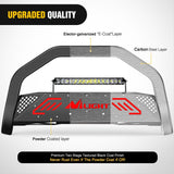 Nilight Bull Bar with Light Bar&License Plate Hole Compatible with Toyota Fj Cruizer 2007-2014 Truck Brush Guard, Front Bumper Push Bar w/Grille Skid Plate Light Mount, view 6