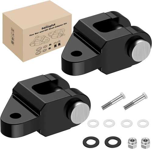 Nilight BX88296 BX88357 Tow Bar and Off Road Adapter Kit 7/8 Inch Pin | Fit for Blue OX Avail BX7420, Ascent BX4370, BX4375; Alpha BX7365, BX7380; Aventa BX7445; Aladdin BX4325;Allure BX7460P