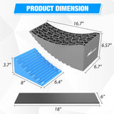 Nilight Camper Leveling Blocks 6 Inch, RV Wheel levelers for Single Dual Axle Travel Trailers, 2 Packs, view 3