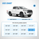 Nilight Car Cover Waterproof All Weather for Truck, Heavy Duty Outdoor Rain Sun UV Protection With Zipper Cotton, Extra Thick, Universal Fit (Up to 210 Inch, Max Cab Length 126 Inch), view 2