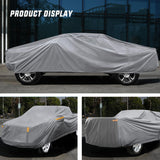 Nilight Car Cover Waterproof All Weather for Truck, Heavy Duty Outdoor Rain Sun UV Protection With Zipper Cotton, Extra Thick, Universal Fit (Up to 210 Inch, Max Cab Length 126 Inch), view 6