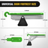 Nilight Car Door Step Universal Aluminum Latch Step for Car Roof Access Portable Folding Car Door Latch Hook Step Multi-Adjustable Both Feet Stand Pedal Max Load 500 Lbs for Truck SUV Vehicles, Green, view 5