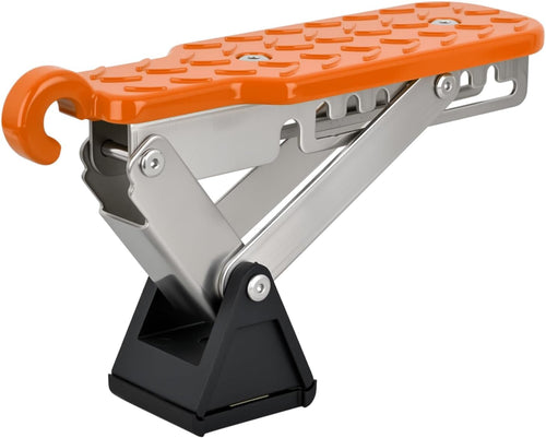 Nilight Car Door Step Universal Aluminum Latch Step for Car Roof Access Portable Folding Car Door Latch Hook Step Multi-Adjustable Both Feet Stand Pedal Max Load 500 Lbs for Truck Suv Vehicles, Orange