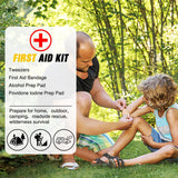 Nilight Car Emergency Kit with Jumper Cable Air Compressor Tire Repair Essential Tools First Aid Alligator Connector Electrical Kit for Travel Camping Outdoor Cars Truck SUV RV, view 5