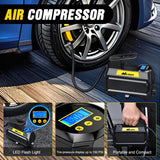Nilight Car Emergency Kit with Jumper Cable Air Compressor Tire Repair Essential Tools First Aid Alligator Connector Electrical Kit for Travel Camping Outdoor Cars Truck SUV RV, view 4
