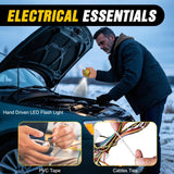 Nilight Car Emergency Kit with Jumper Cable Air Compressor Tire Repair Essential Tools First Aid Alligator Connector Electrical Kit for Travel Camping Outdoor Cars Truck SUV RV, view 6