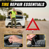 Nilight Car Emergency Kit with Jumper Cable Air Compressor Tire Repair Essential Tools First Aid Alligator Connector Electrical Kit for Travel Camping Outdoor Cars Truck SUV RV, view 4
