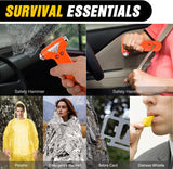 Nilight Car Emergency Kit with Jumper Cable Air Compressor Tire Repair Essential Tools First Aid Alligator Connector Electrical Kit for Travel Camping Outdoor Cars Truck SUV RV, view 6