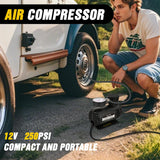 Nilight Car Emergency Kit with Jumper Cable Air Compressor Tire Repair Essential Tools First Aid Alligator Connector Electrical Kit for Travel Camping Outdoor Cars Truck SUV RV, view 4