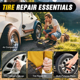 Nilight Car Emergency Kit with Jumper Cable Air Compressor Tire Repair Essential Tools First Aid Alligator Connector Electrical Kit for Travel Camping Outdoor Cars Truck SUV RV, view 4