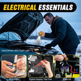 Nilight Car Emergency Kit with Jumper Cable Air Compressor Tire Repair Essential Tools First Aid Alligator Connector Electrical Kit for Travel Camping Outdoor Cars Truck SUV RV, view 6