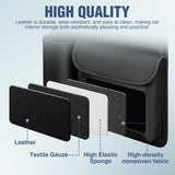 Nilight Car Seat Back Organizer 1PC Black PU Leather Universal | Multi Pockets Foldable Waterproof Scratch Resistant Hanging Storage Bag for Cars Vans SUVs MPVs Pickup Trucks, view 3