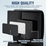 Nilight Car Seat Back Organizer 2PCS Black Oxford Fabric Universal | Multi Compartment Cup Holder Hanging Storage Bag Scratch Resistant Durable Design for Cars Vans SUVs MPVs Pickup Trucks, view 3