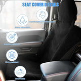 Nilight Car Seat Cover Black Terry Fabric Water and Sweat Absorbent Ideal for Running Gym Workouts Beach Swimming and Hiking Suitable for Cars Truck SUV, view 3