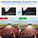 Nilight Car Seat Cushion Black Velvet Gel Memory Foam Seats Soft and Comfortable Suitable for Daily Life and Driving Relieves Sciatica and Tailbone Pain Improves Drive Vision, view 5
